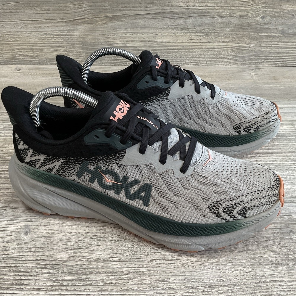HOKA Women's 9.5 B Harbor Mist Spruce Lace-Up Low Top Athletic Running Sneakers